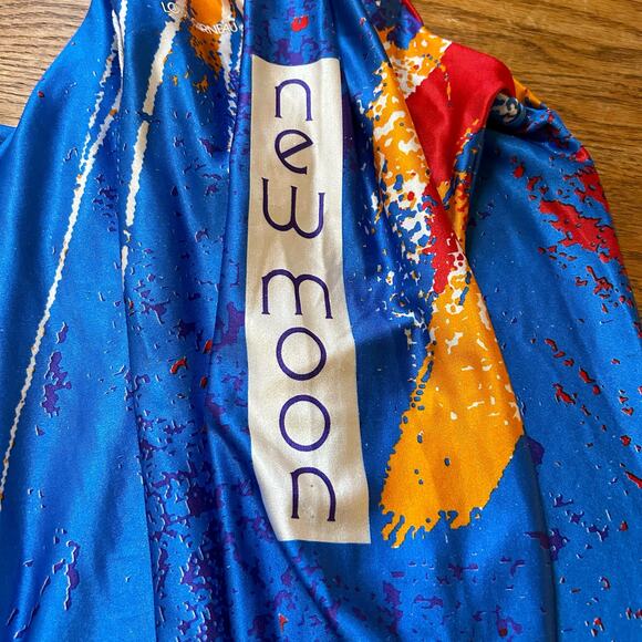 Vintage Louis Garneau 1/4 Zip Top Blue Mens Sz Medium Cycling Running Baseleyer - Picture 3 of 8